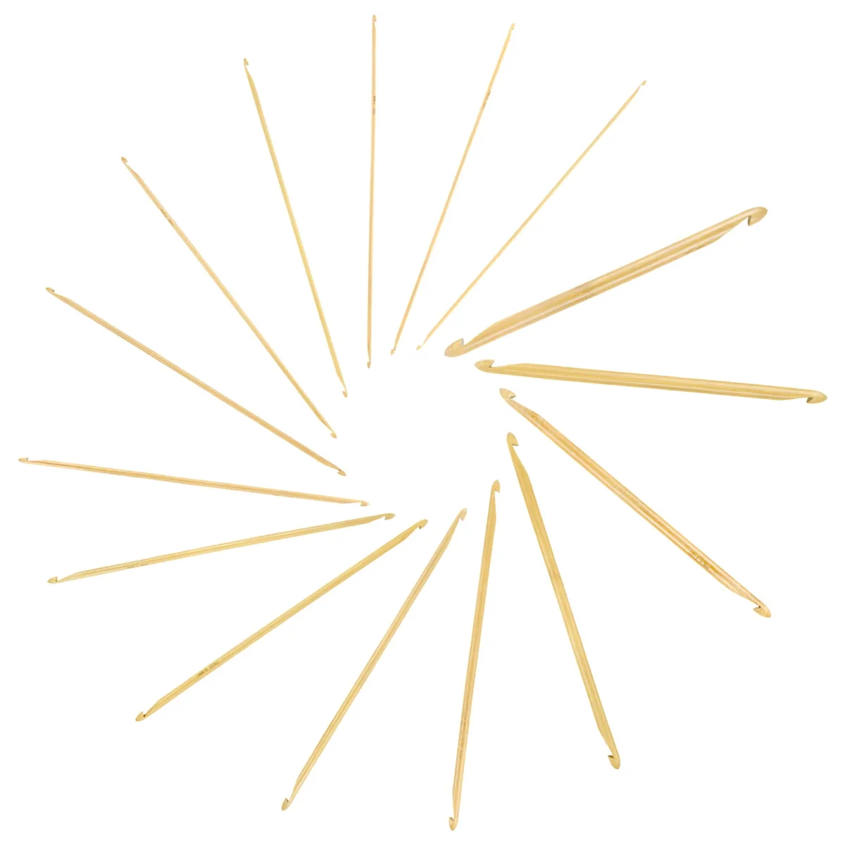 Double Ended Bamboo Crochet Hook Set - Image 8